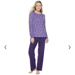 Sonoma Goods For Life® Fleece Sleep Top & Pants Pajama Set